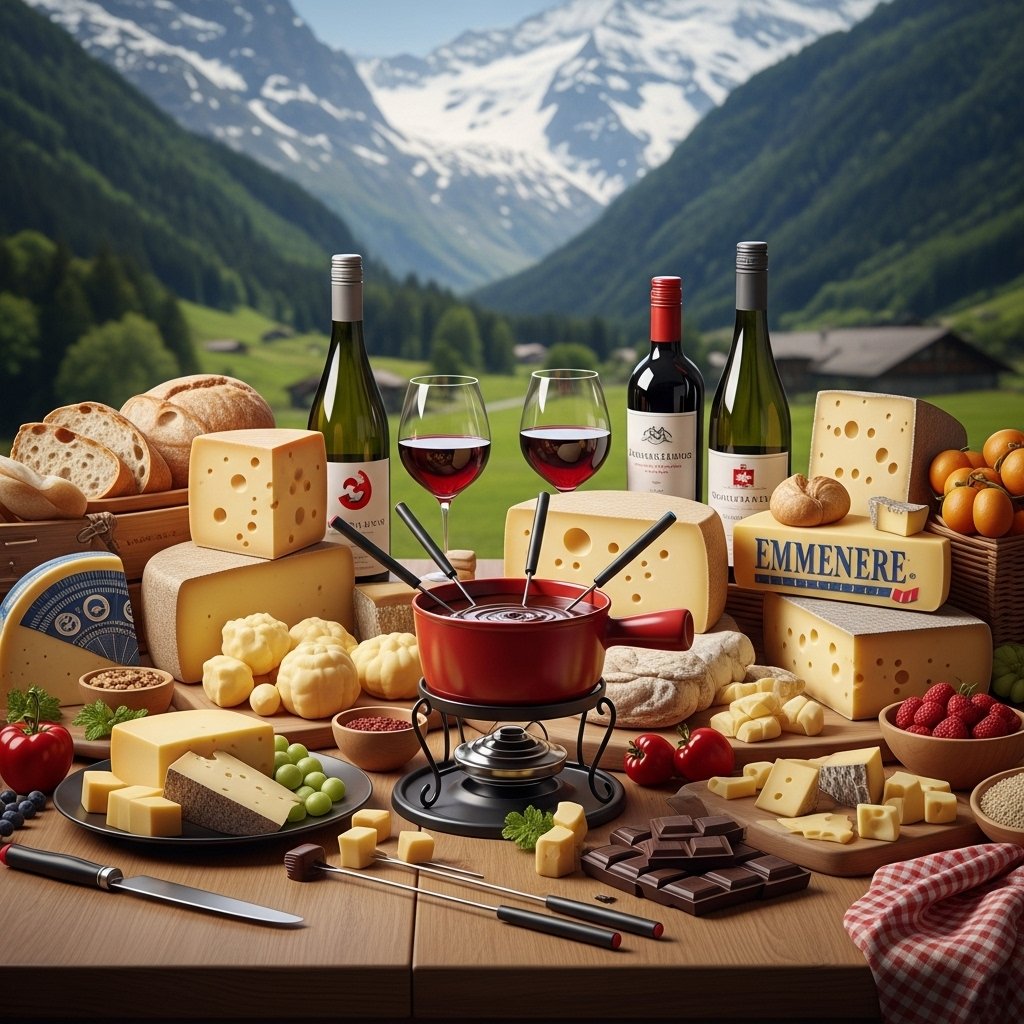 🇨🇭 Suiza Un Festín de Quesos, Chocolate y Tradiciones Alpinas